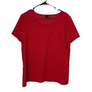 East 5th Essentials Woman’s Shirt Top Red Size XL